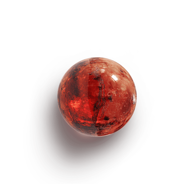 Mars planet decoration