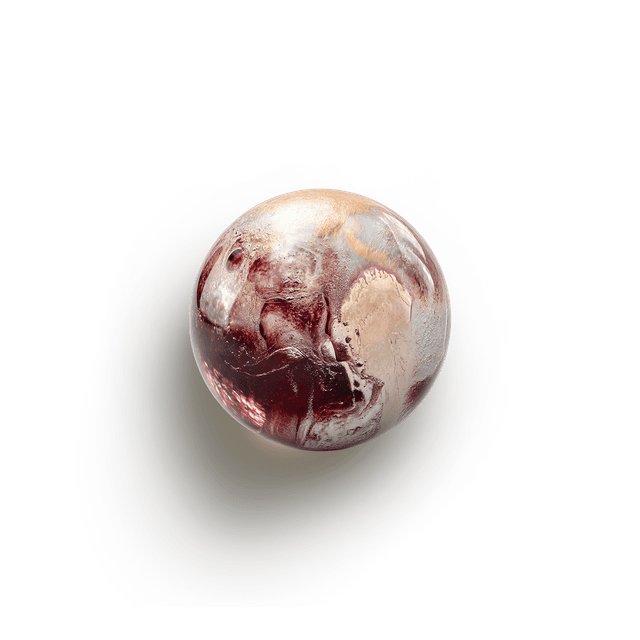 Pluto planet decoration