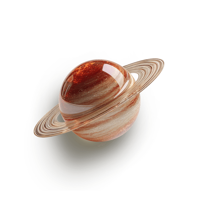 Saturn planet decoration